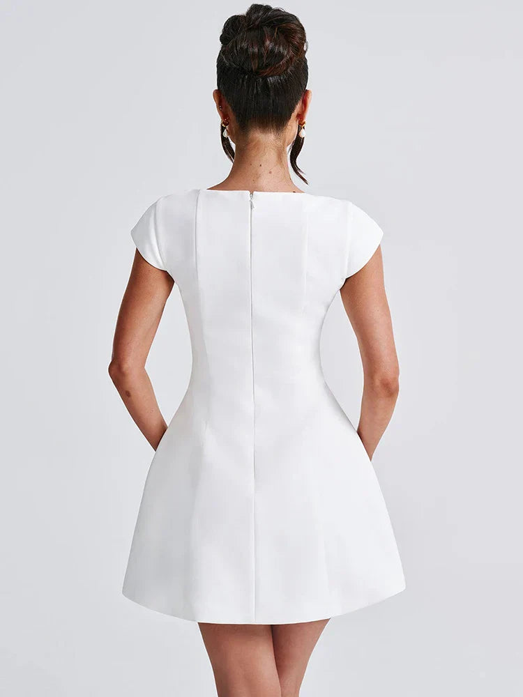 Μίνι Φόρεμα Asha Με Τετράγωνη Λαιμόκοψη ®