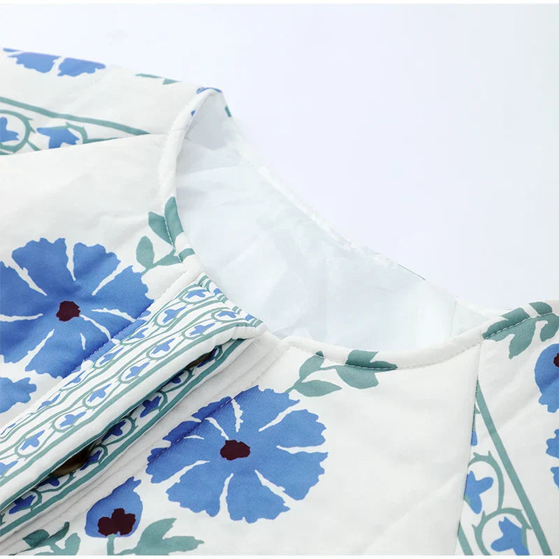 Παλτό Με Φλοράλ Print