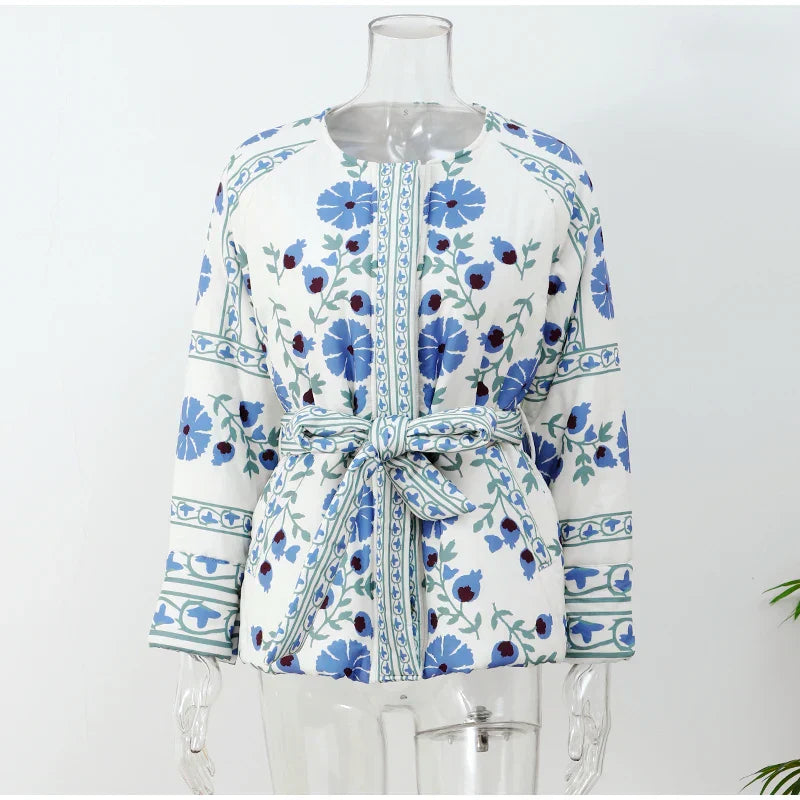 Παλτό Με Φλοράλ Print