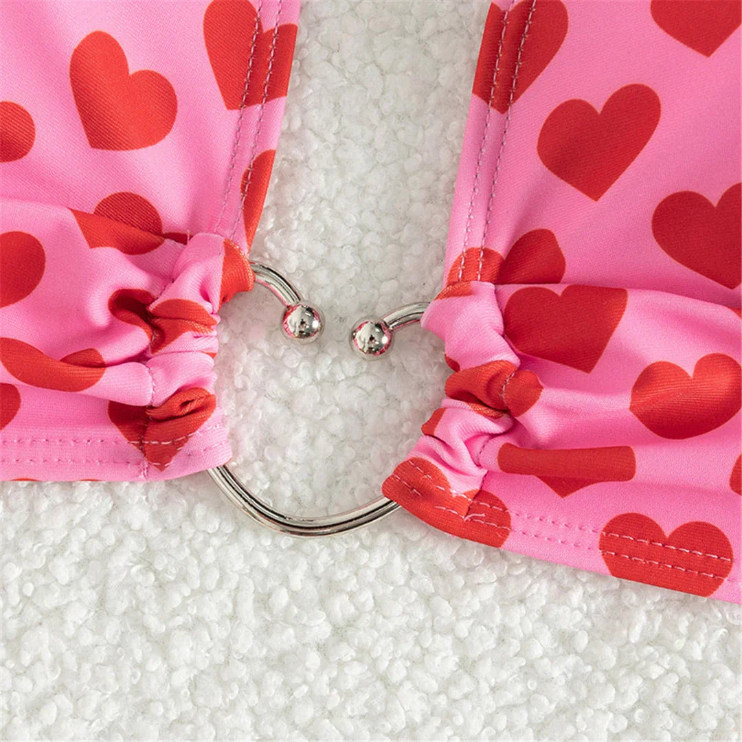 Σετ Μπικίνι Με Σχήμα Καρδιάς