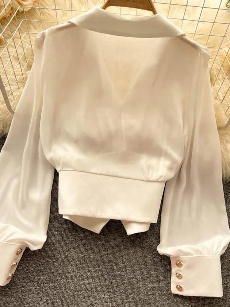 Μπλούζα Με Μακριά Μανίκια Σε Γαλλικό Μοντέλο