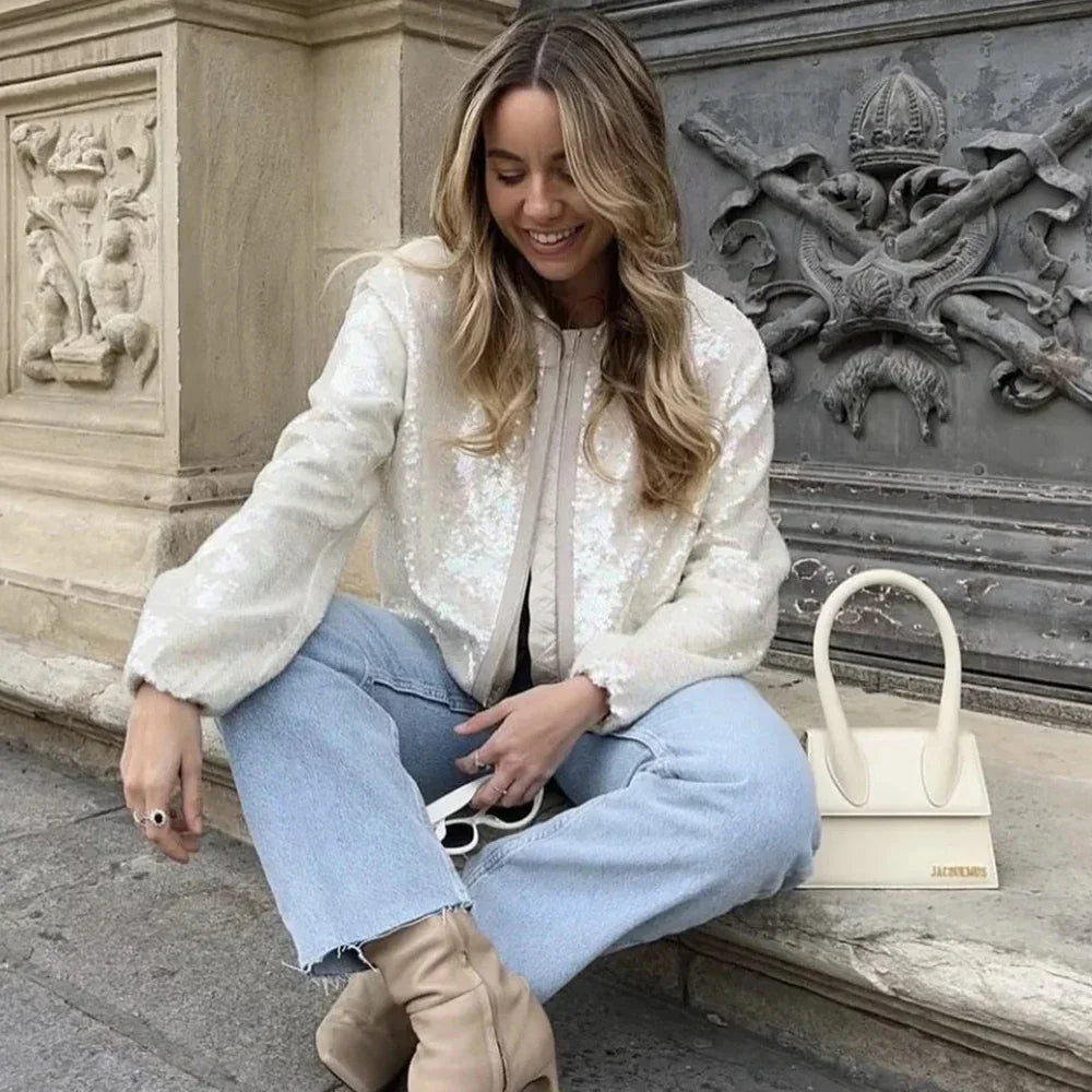 Μπουφάν Bomber Με Πούλιες