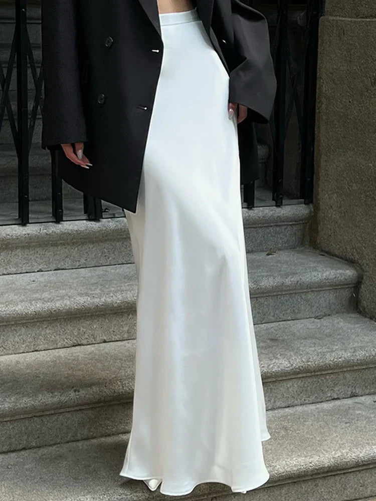 Σατέν Μάξι Φούστα