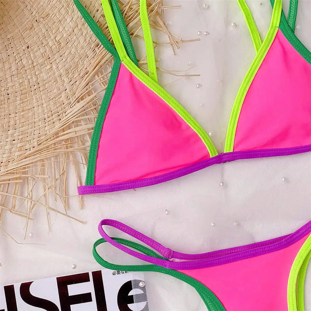 Σετ Μπικίνι Με Ψηλό Κόψιμο Στα Πόδια