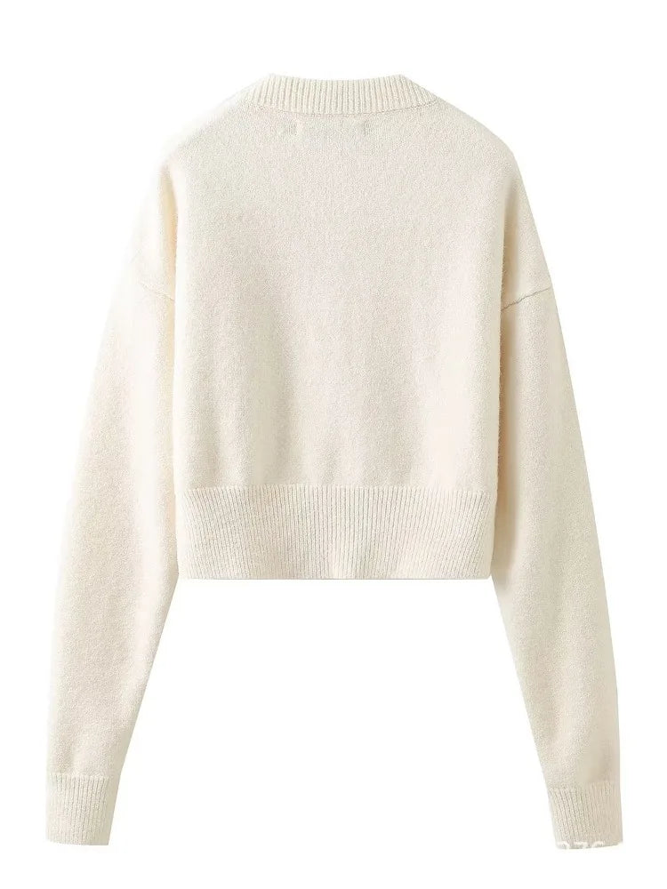 Πλεκτή Ζακέτα Patchwork