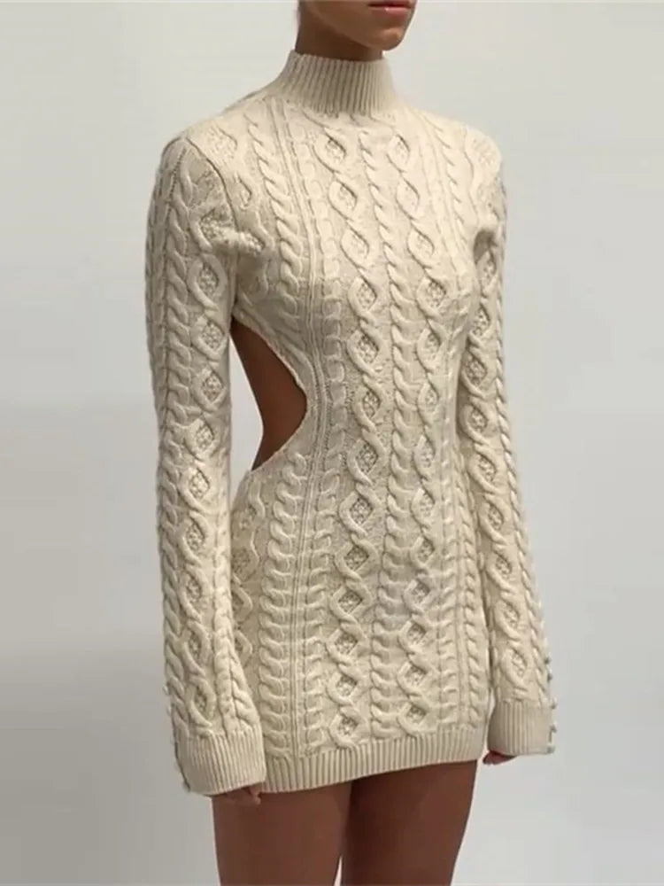 Μίνι Φόρεμα Με Ζιβάγκο Και Λεπτομέρεια Στην Πλάτη