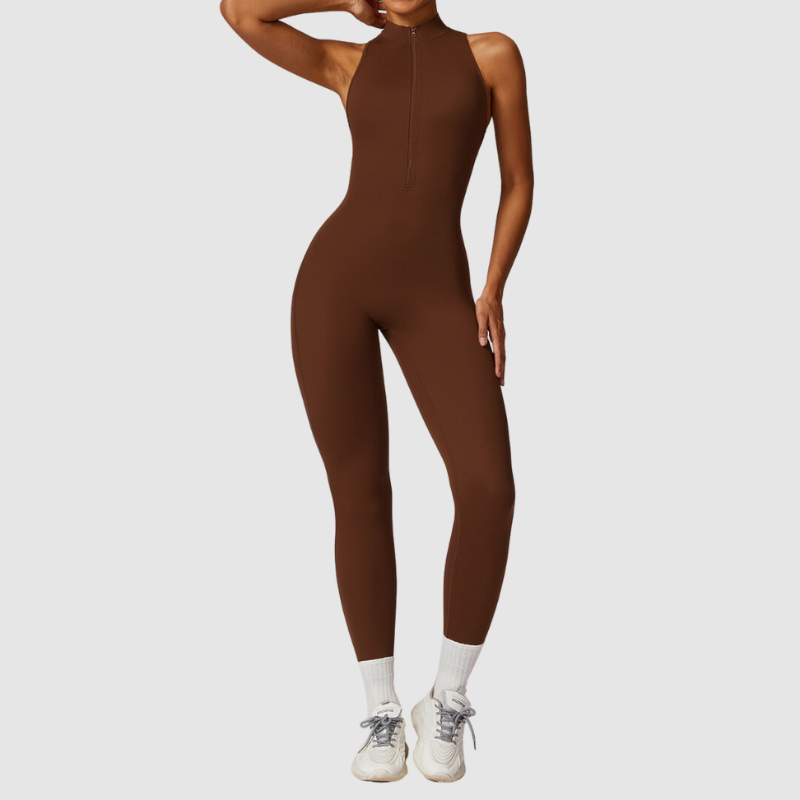 Αμάνικο Κορμάκι Με Ψηλό Ντεκολτέ