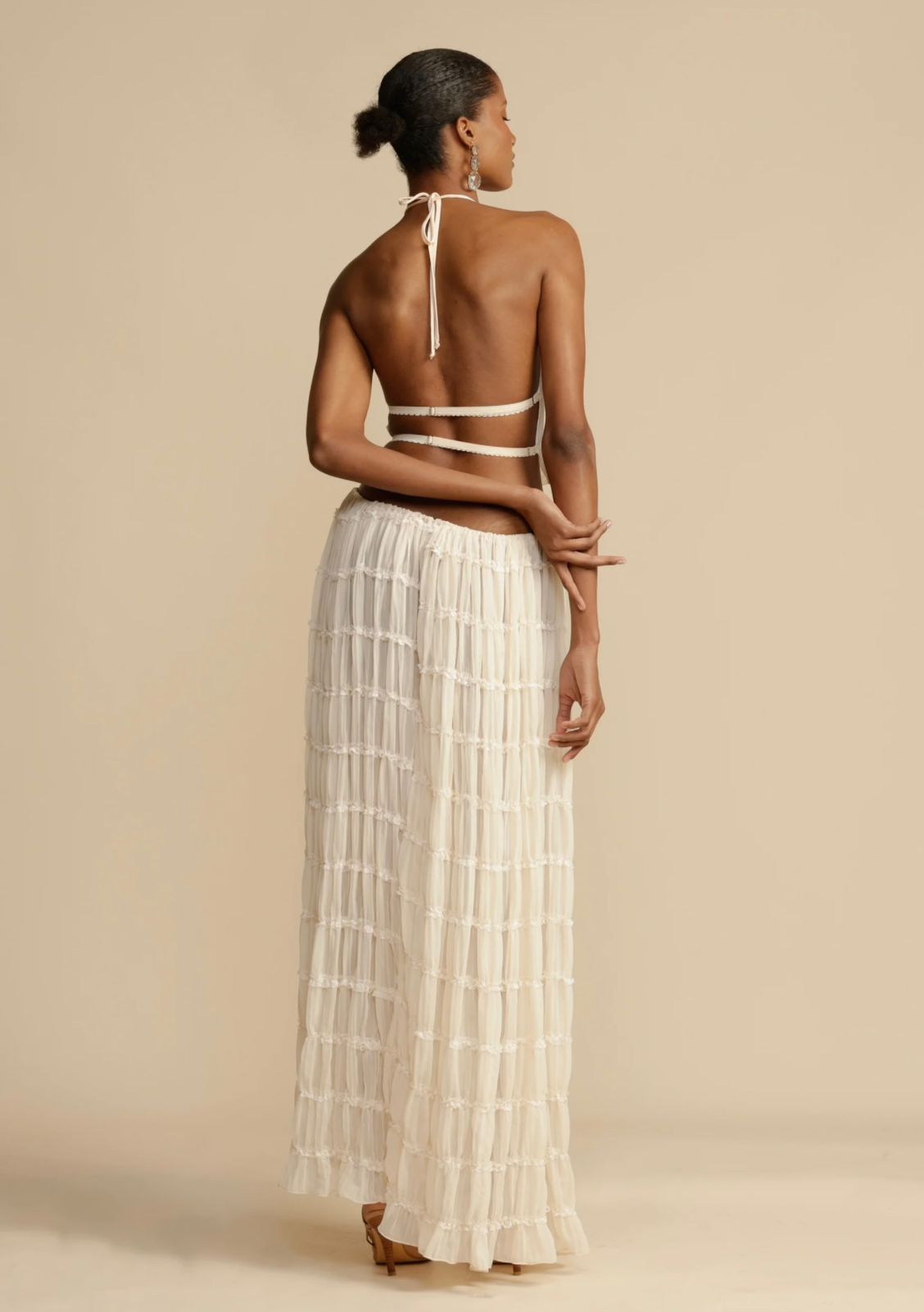 Σετ Φούστας Και Τοπ Με Κορδόνια Monica