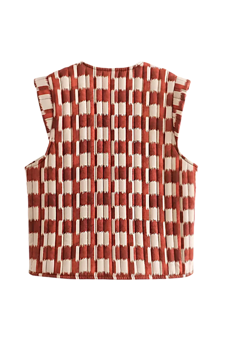 Γιλέκο Με Τυπωμένο Σχέδιο Pepitta