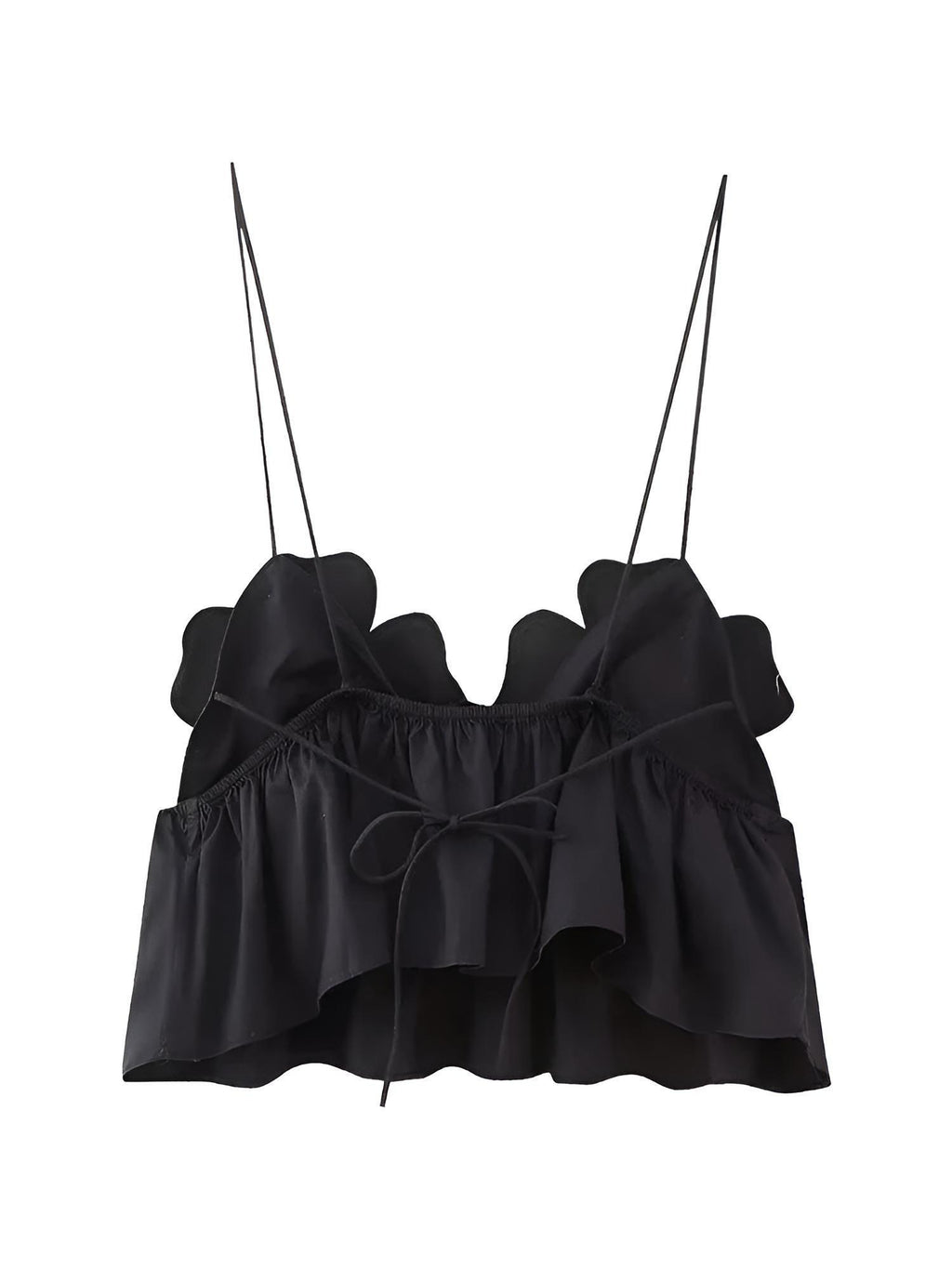 Μπλούζα Στο Στήθος Με Λουλούδια