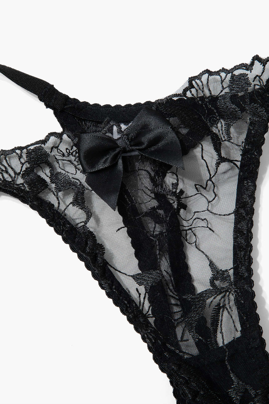 Σετ Ζαρτιέρες Με Κέντημα Και Δαντέλα