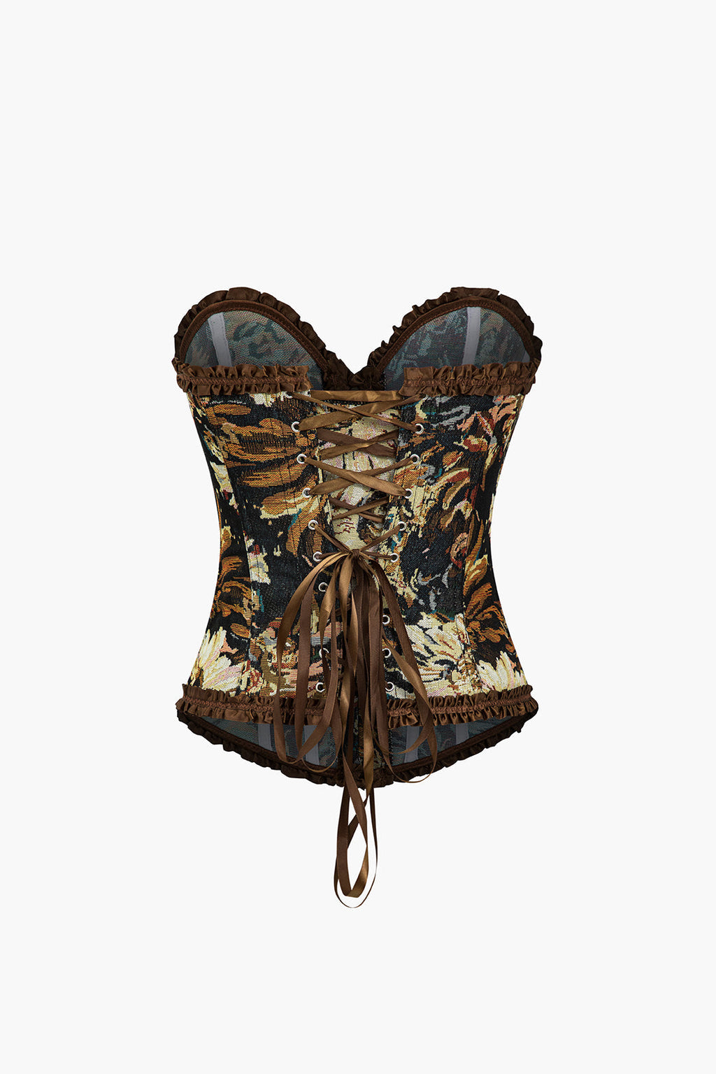 Κορσέ Χωρίς Τιράντες Με Μοτίβο Donna