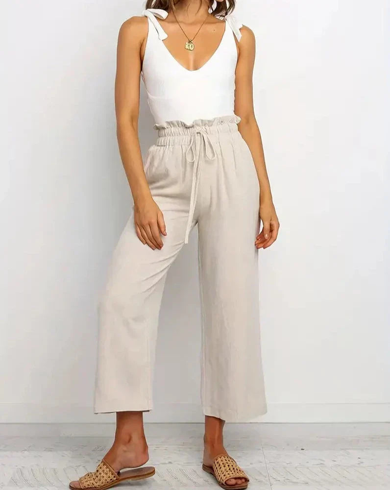 Yamira - Rahat Keten Pantolon - Riosso