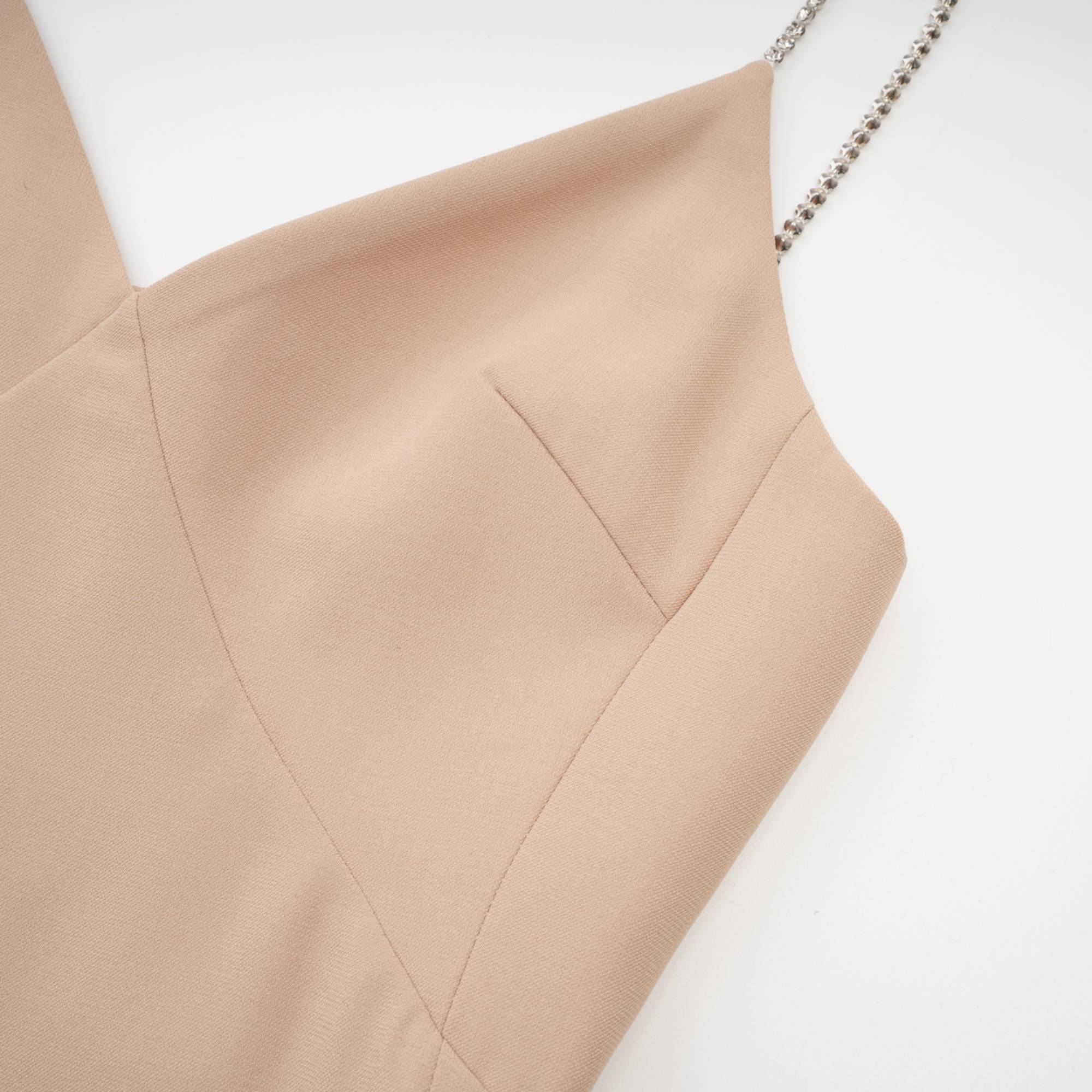 Μίνι Φόρεμα Με Λαιμόκοψη V Από Κρύσταλλο Amaranthe