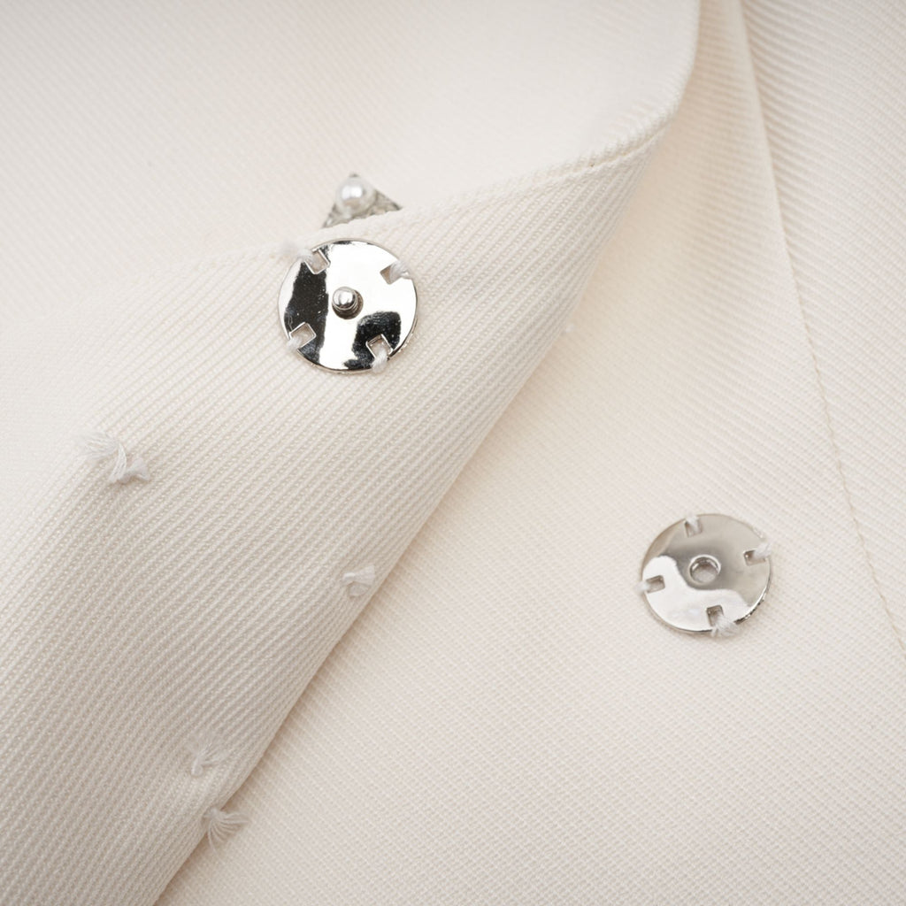 Σετ Ασορτί Μπουφάν Και Φούστα Από Λευκή Ψεύτικη Γούνα Caitlin