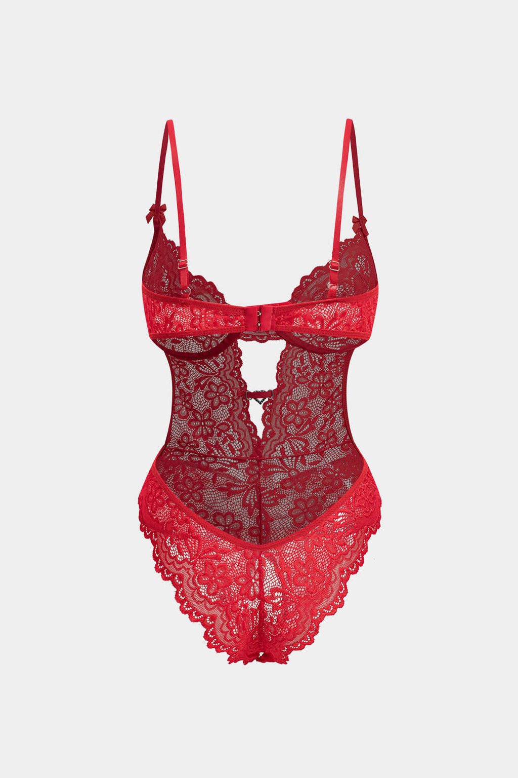 Σετ Εσώρουχων Με Δαντέλα Και Κοψίματα, Χωρίς Πλάτη