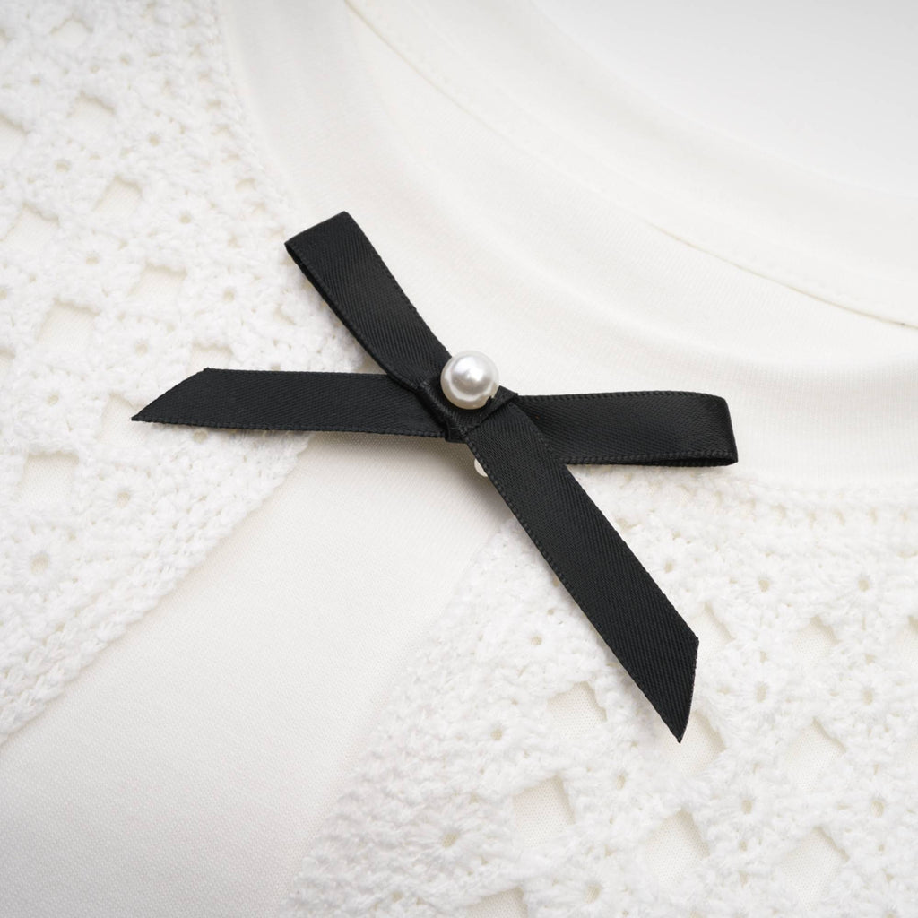 Μπλούζα Cendrillon Με Φιόγκο Και Λεπτομέρειες