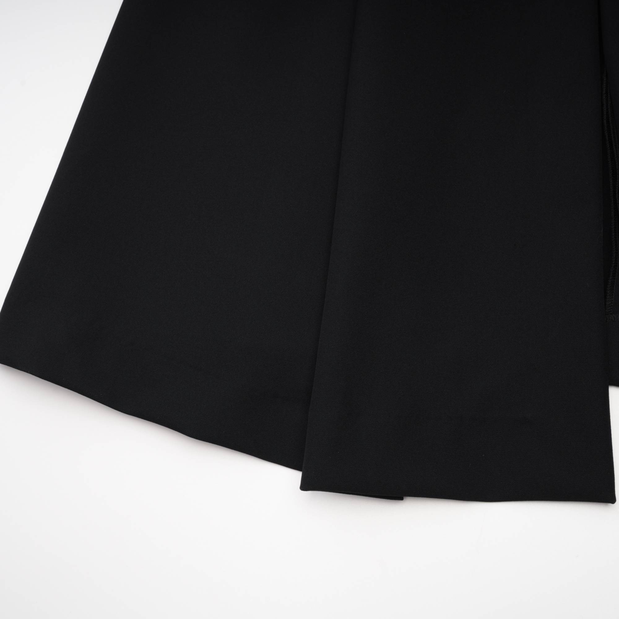 Μαύρο Φόρεμα Μίντι Με Ανοιχτή Πλάτη Cendrine Με Πτυχώσεις ®