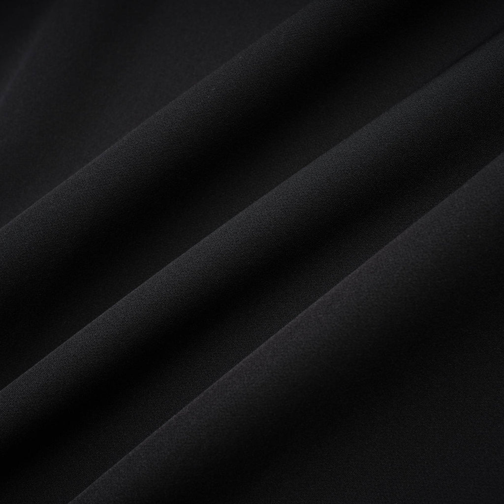 Μαύρο Φόρεμα Μίντι Με Ανοιχτή Πλάτη Cendrine Με Πτυχώσεις ®