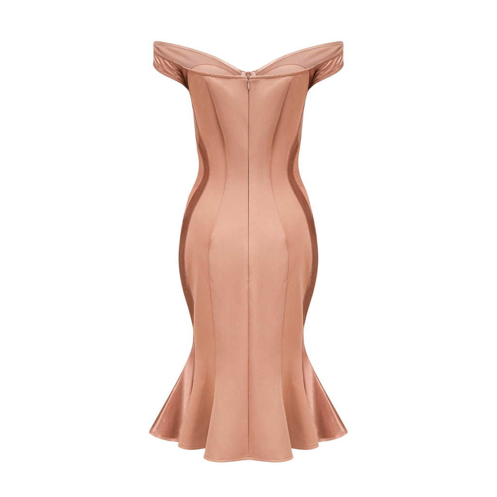 Μίντι Εφαρμοστό Φόρεμα Clémence Bustier