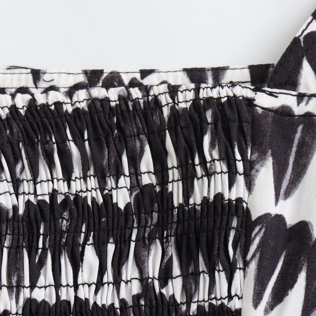 Σετ Μπλούζας Και Φούστας Με Στάμπα