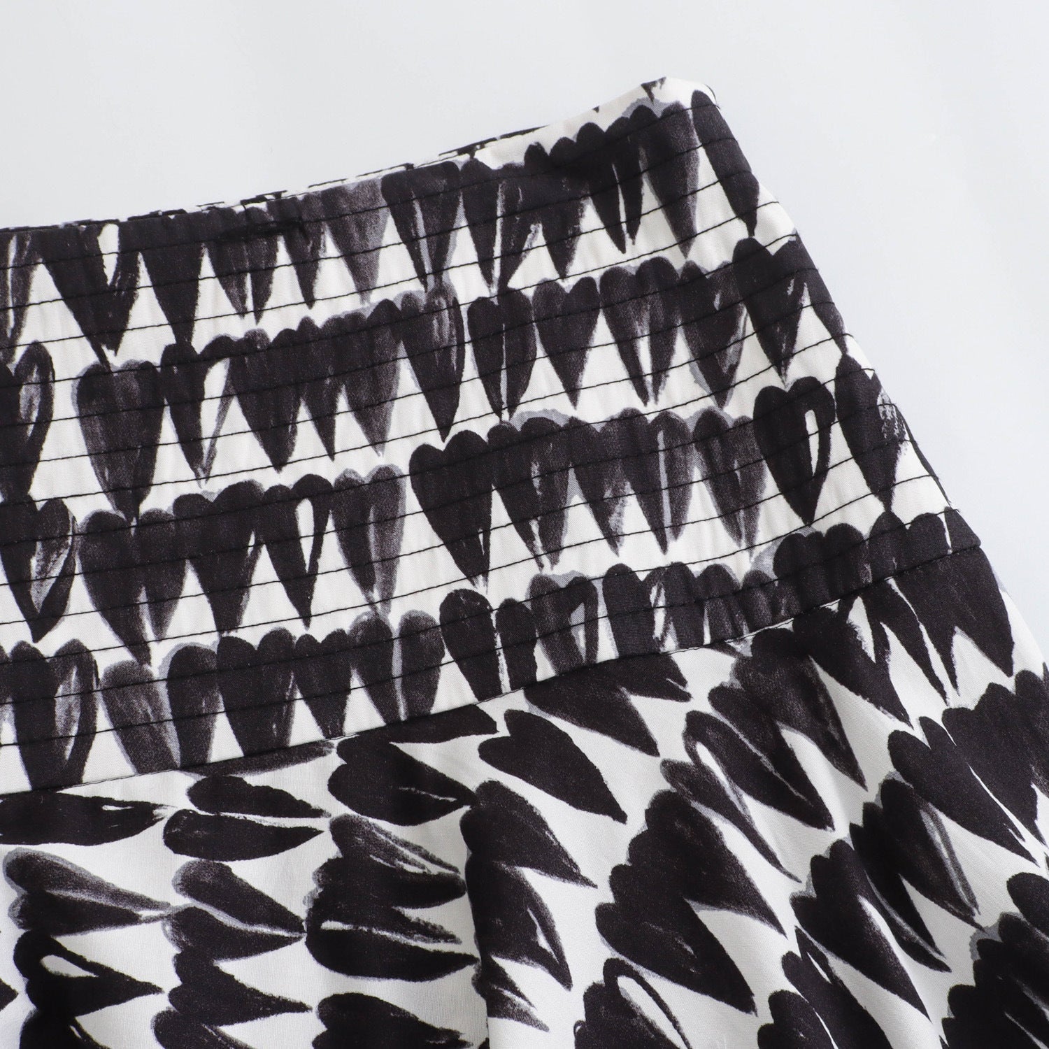 Σετ Μπλούζας Και Φούστας Με Στάμπα