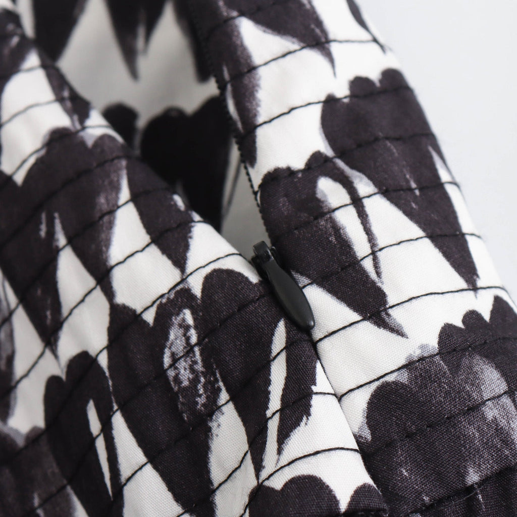 Σετ Μπλούζας Και Φούστας Με Στάμπα