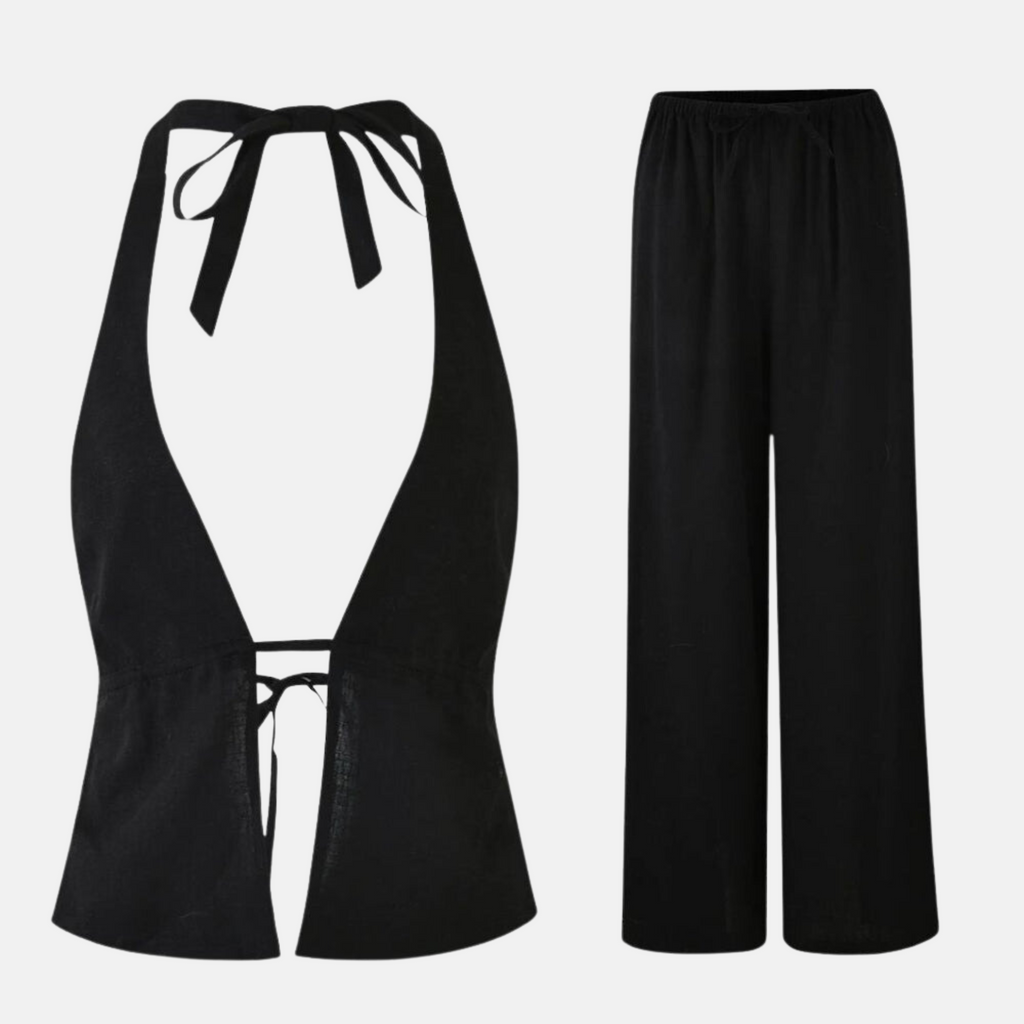 Σετ Μπλούζας Και Παντελονιού Με Δέσιμο Galore