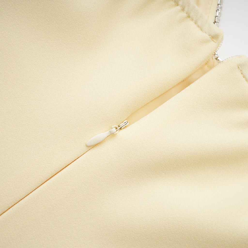 Μίνι Φόρεμα Corinne Σε Κίτρινο Χρώμα