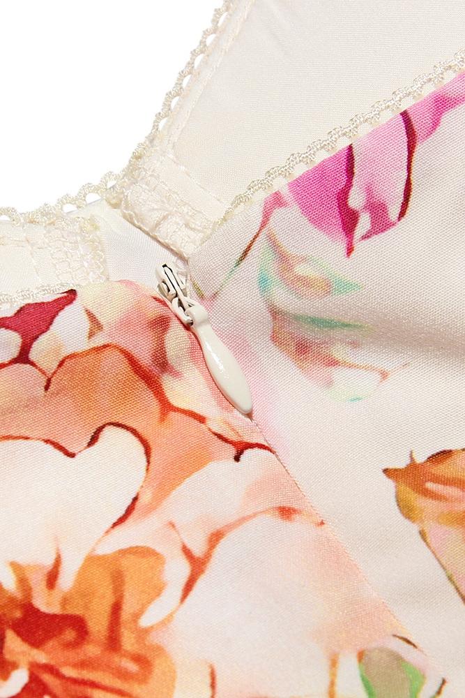 Φόρεμα Midi Με Στάμπα Cottie Και Φαρδιά Γραμμή