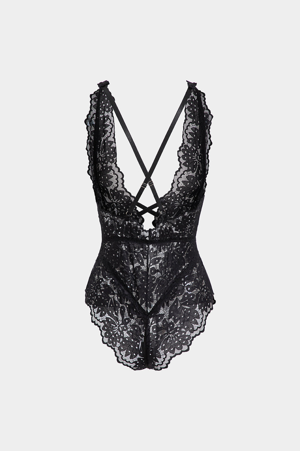 Κορμάκι Με Ανοιχτό Κορμάκι Και Ντεκολτέ, Με Κοψίματα Και Λεπτομέρειες Στο Μπροστινό Και Πίσω Μέρος