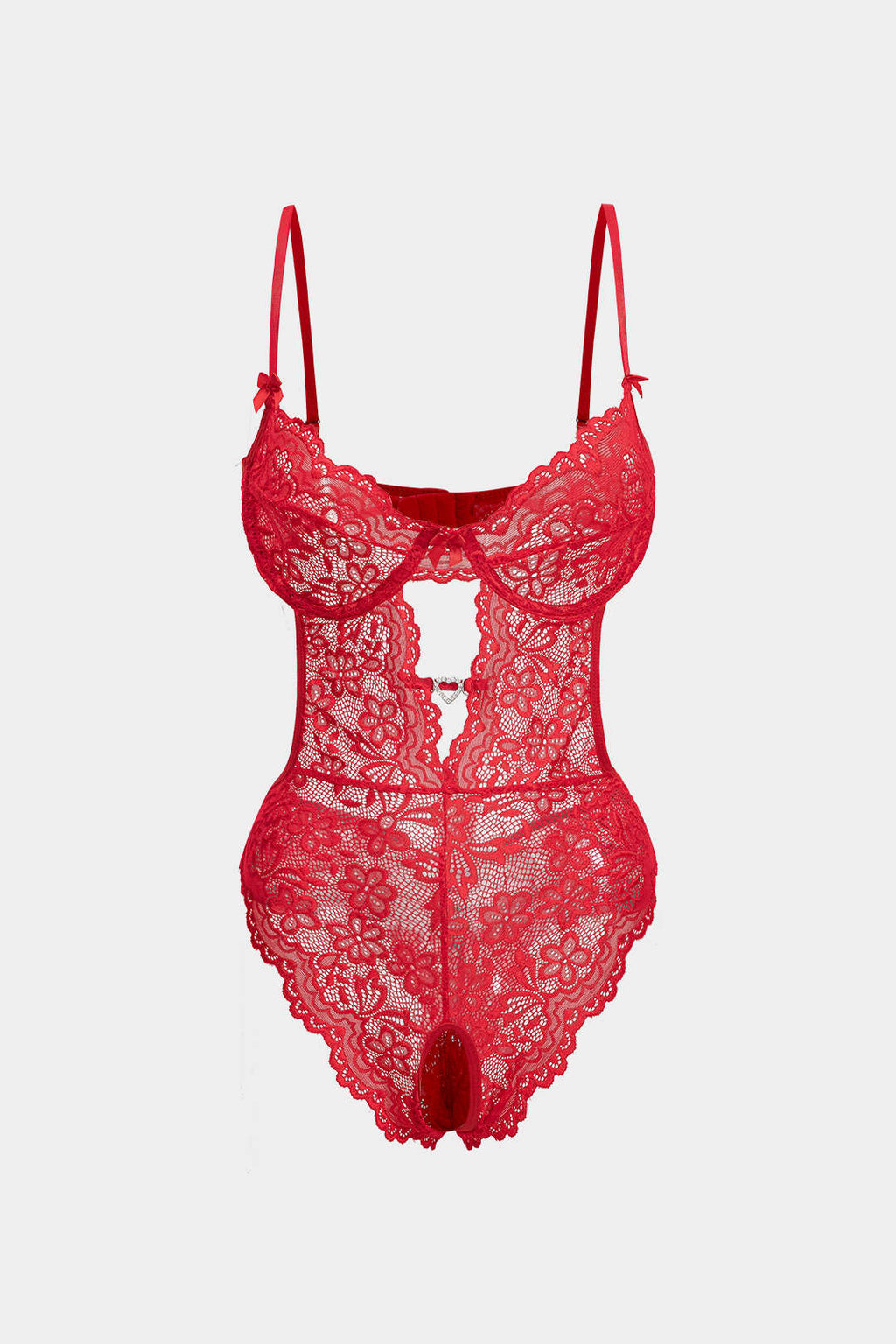 Σετ Εσώρουχων Με Δαντέλα Και Κοψίματα, Χωρίς Πλάτη