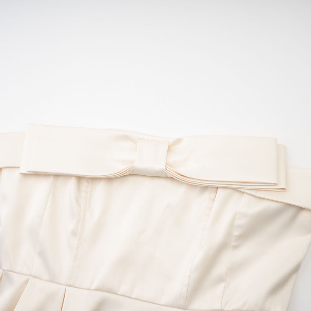 Μίνι Στράπλες Φόρεμα Désirée Με Λεπτομέρεια Σε Παπιγιόν