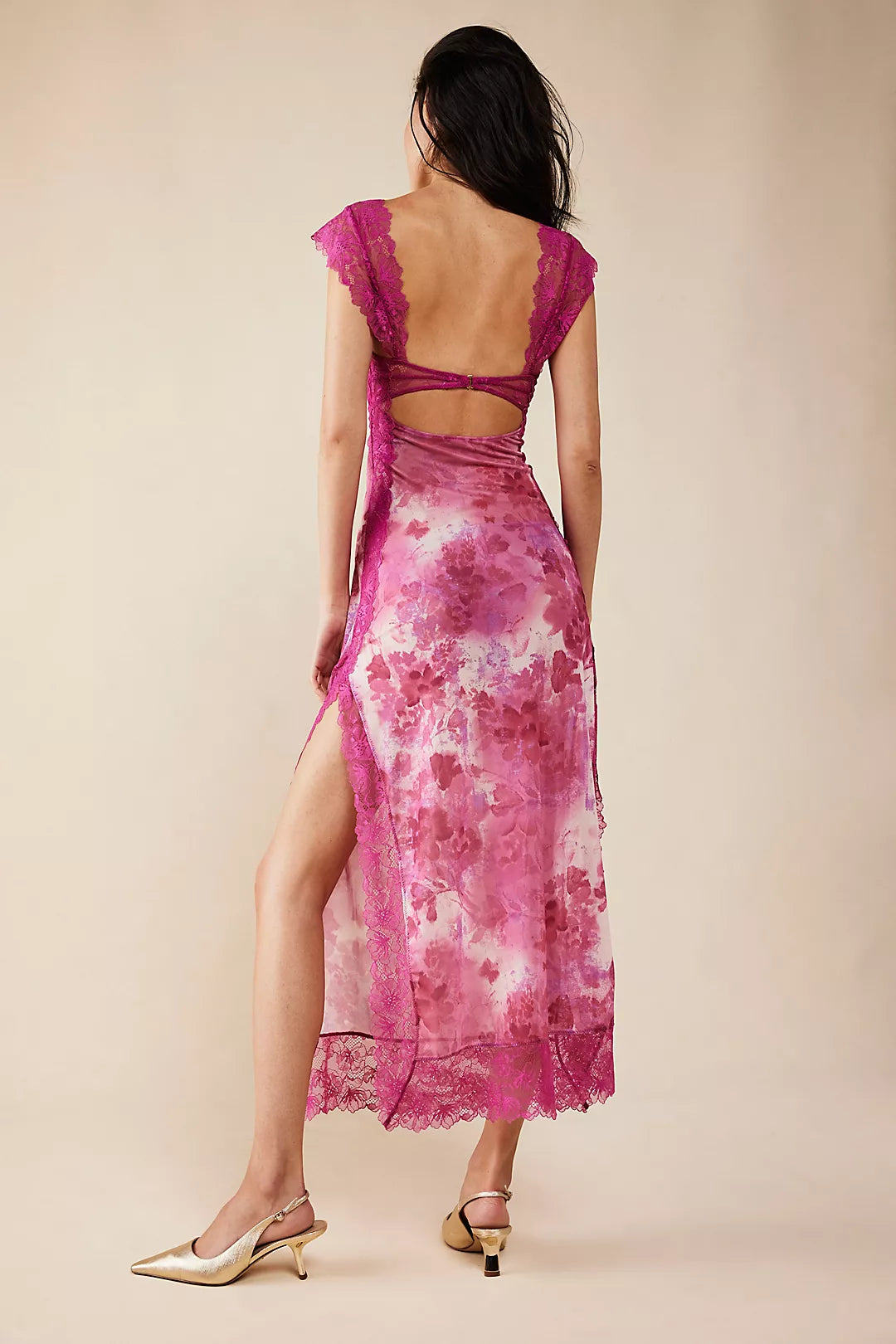 Φόρεμα Vivienne Από Δαντέλα Και Τούλι Σε Συνδυασμό