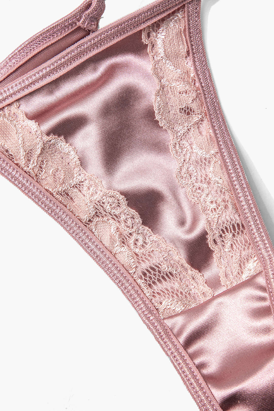 Σετ Εσώρουχων Patchwork Από Δαντέλα Και Σατέν