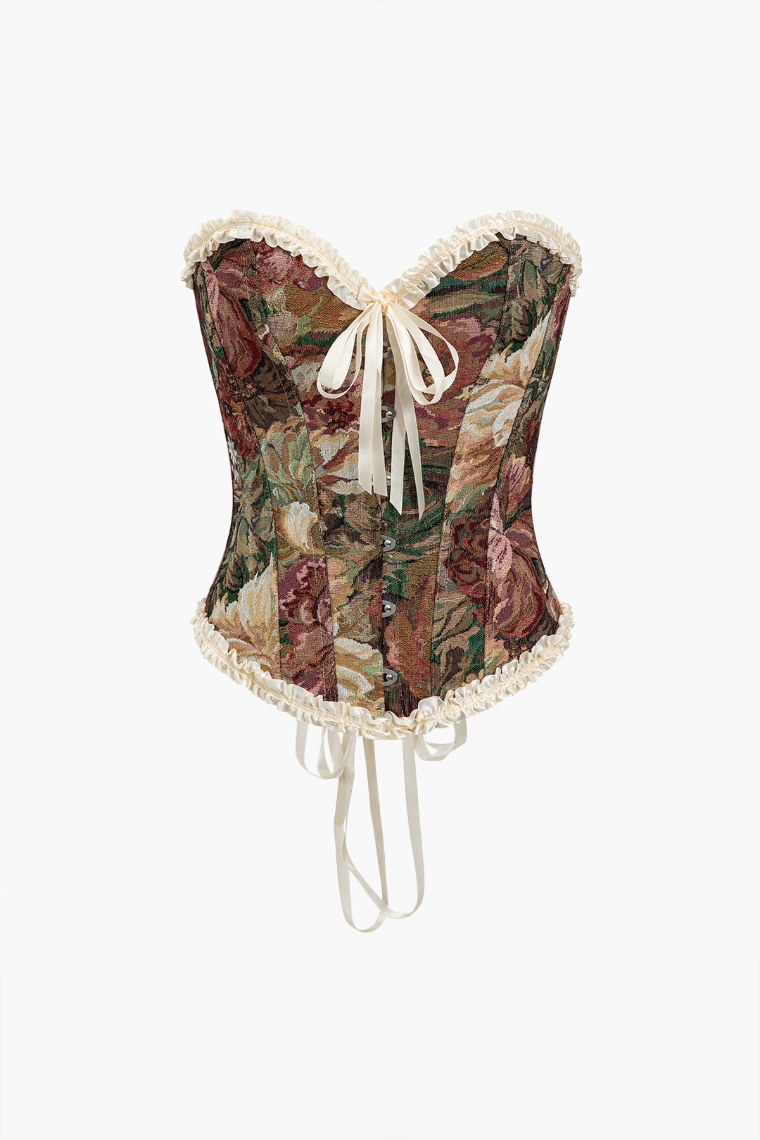 Κορσέ Χωρίς Τιράντες Με Μοτίβο Donna