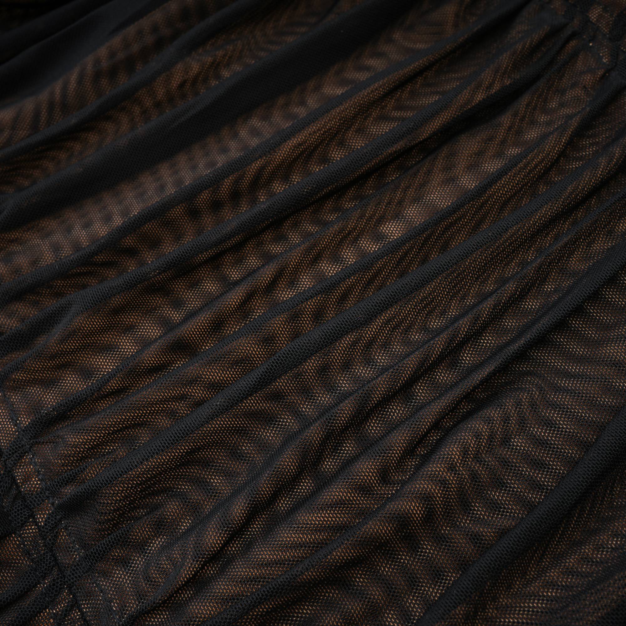 Σετ Ασορτί Τοπ Και Φούστα Gwenonwy Από Μαύρο Δαντελένιο Πλέγμα