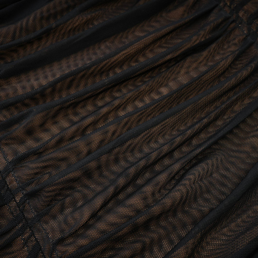 Σετ Ασορτί Τοπ Και Φούστα Gwenonwy Από Μαύρο Δαντελένιο Πλέγμα