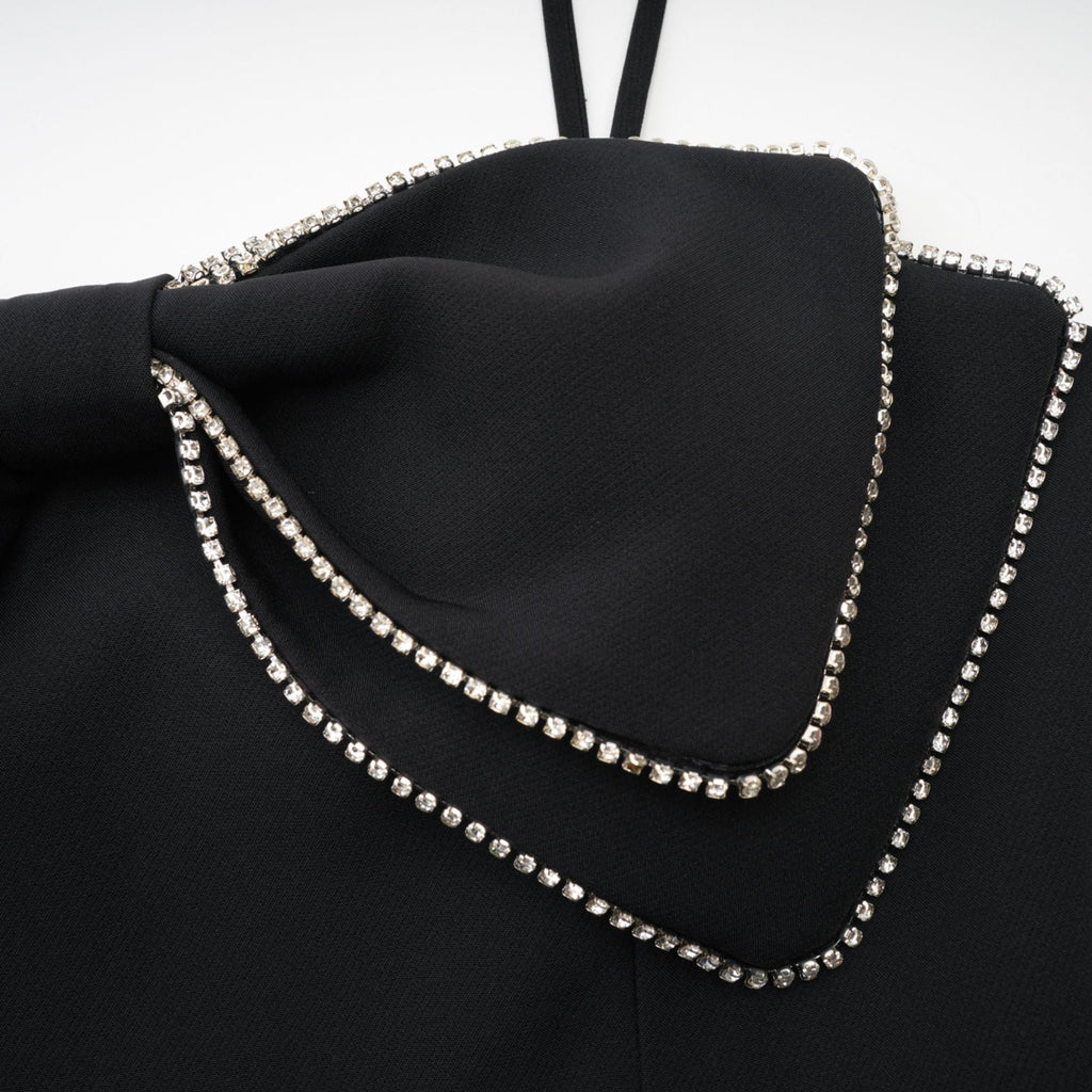 Μίνι Φόρεμα Με Κέντημα Και Λεπτομέρειες Από Κορδέλα