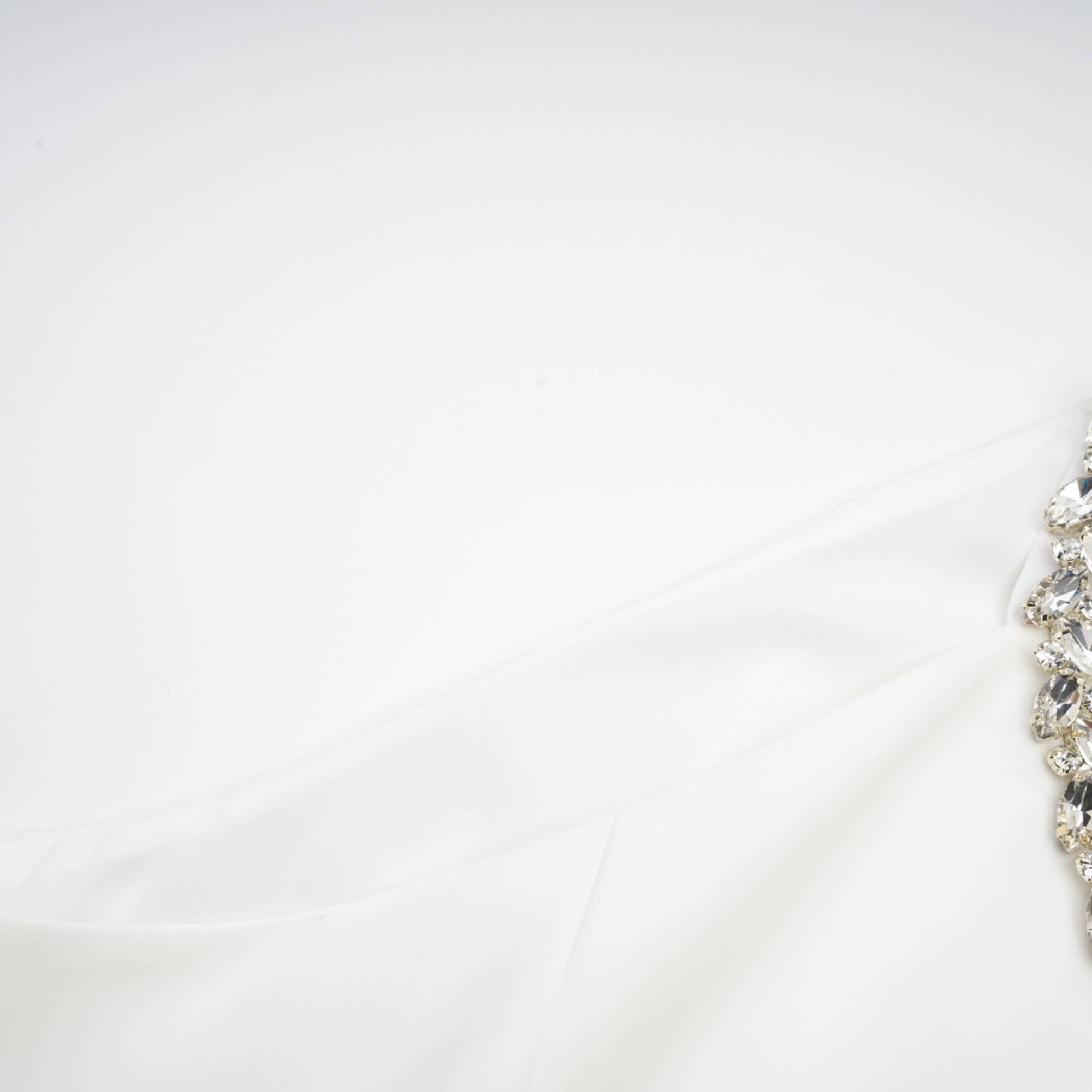 Φόρεμα Μίντι Inès Με Λευκό Κρύσταλλο Και Διακόσμηση