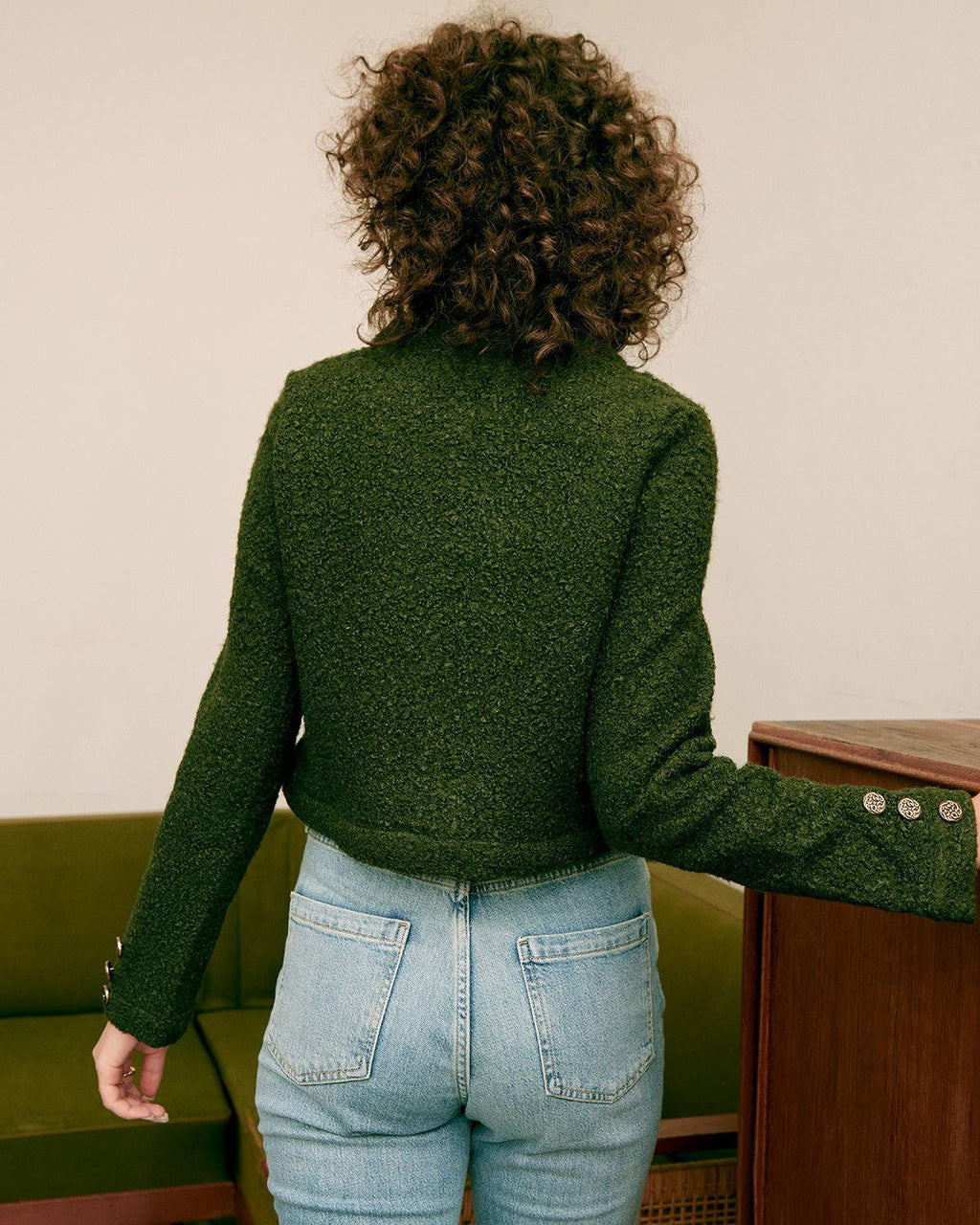 Σακάκι Με Ανάγλυφη Μεταλλική Πόρπη