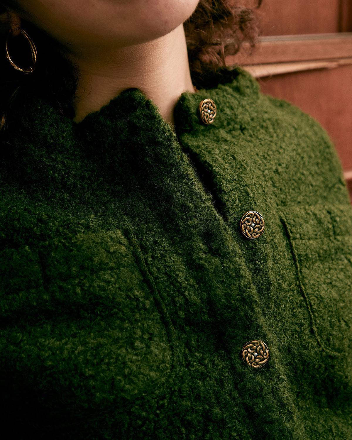 Σακάκι Με Ανάγλυφη Μεταλλική Πόρπη