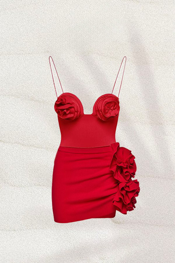 Σετ Μαγιό Δύο Τεμαχίων Με Λεπτομέρειες Από Λουλούδια Joyce