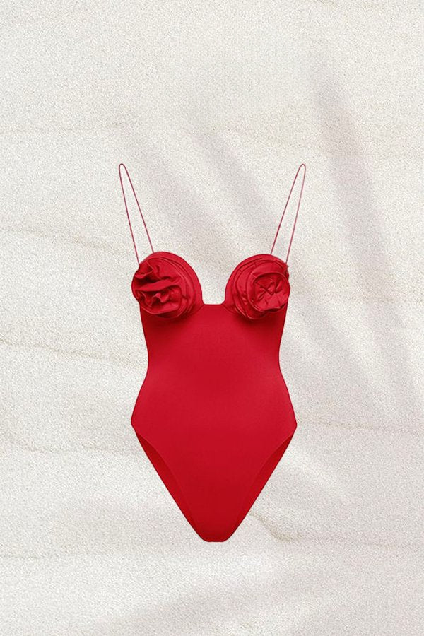 Σετ Μαγιό Δύο Τεμαχίων Με Λεπτομέρειες Από Λουλούδια Joyce