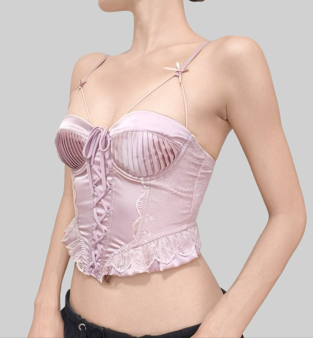 Σουτιέν Από Σατέν Κορσέ Σε Στυλ Γαλλικής Αυλής ®