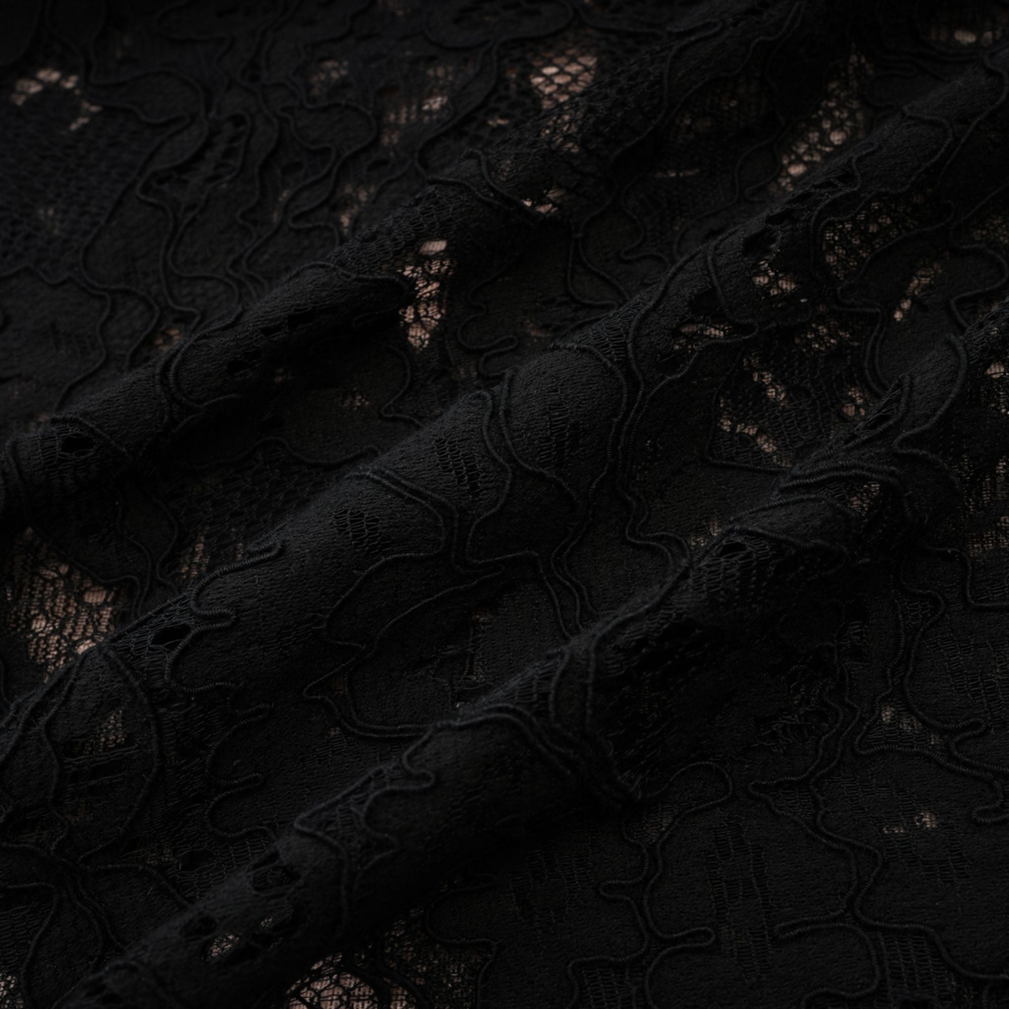 Μίνι Φόρεμα Kylitha Με Μαύρη Δαντέλα Και Κορδέλα