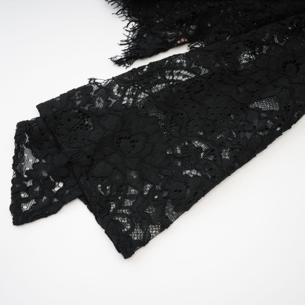 Μίνι Φόρεμα Kylitha Με Μαύρη Δαντέλα Και Κορδέλα