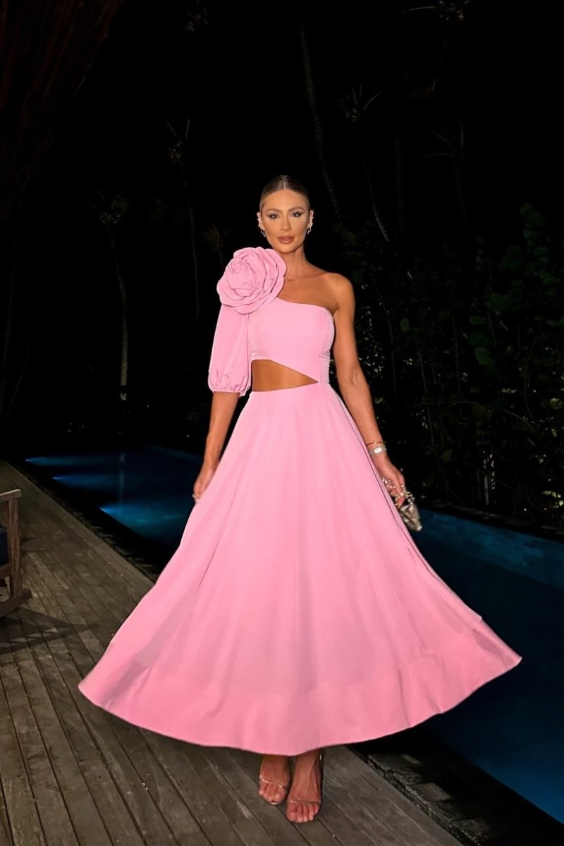 Φόρεμα Μίντι Με Φλοράλ Κόψιμο Lea ®