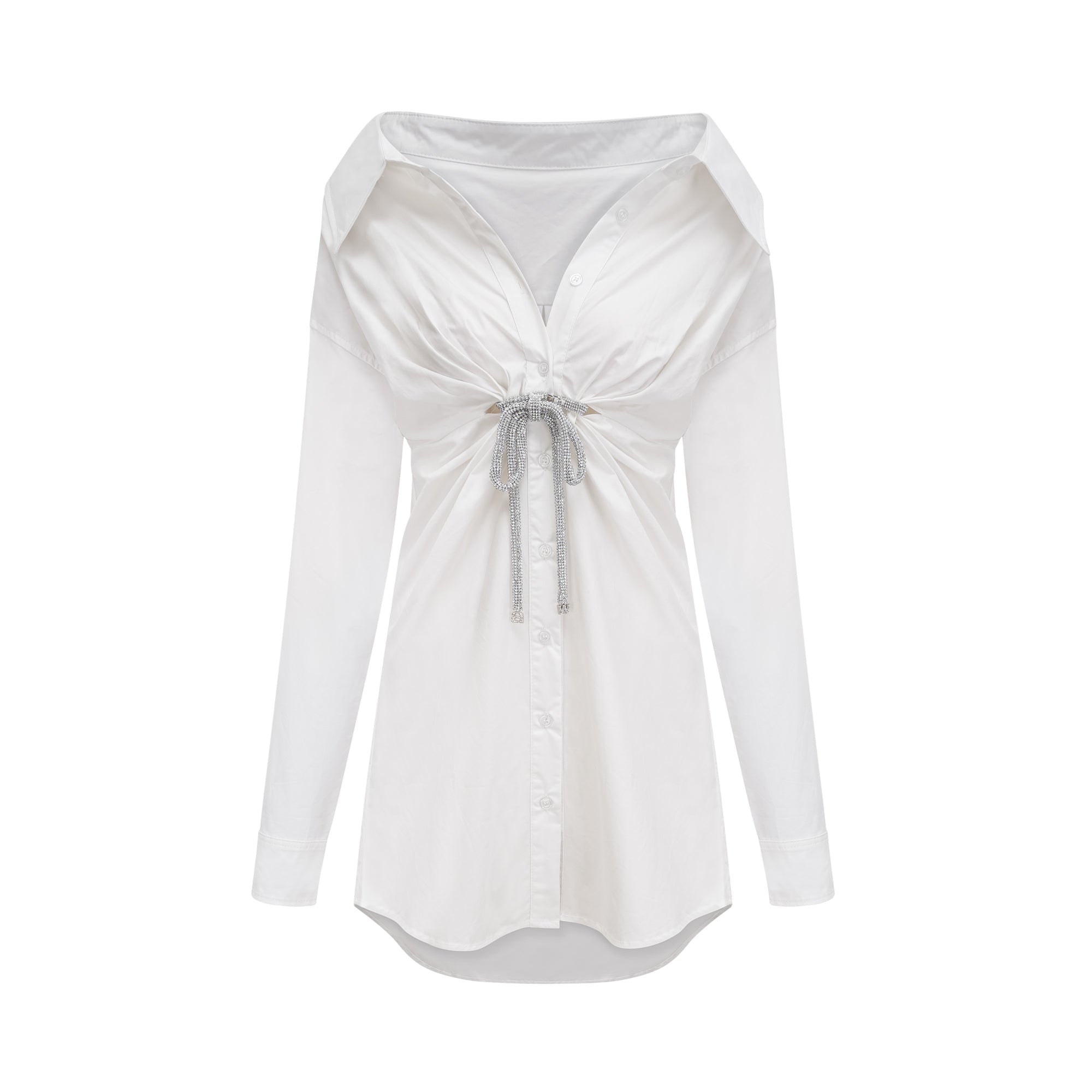 Μίνι Φόρεμα Με Λιλά Κρυστάλλινες Λεπτομέρειες