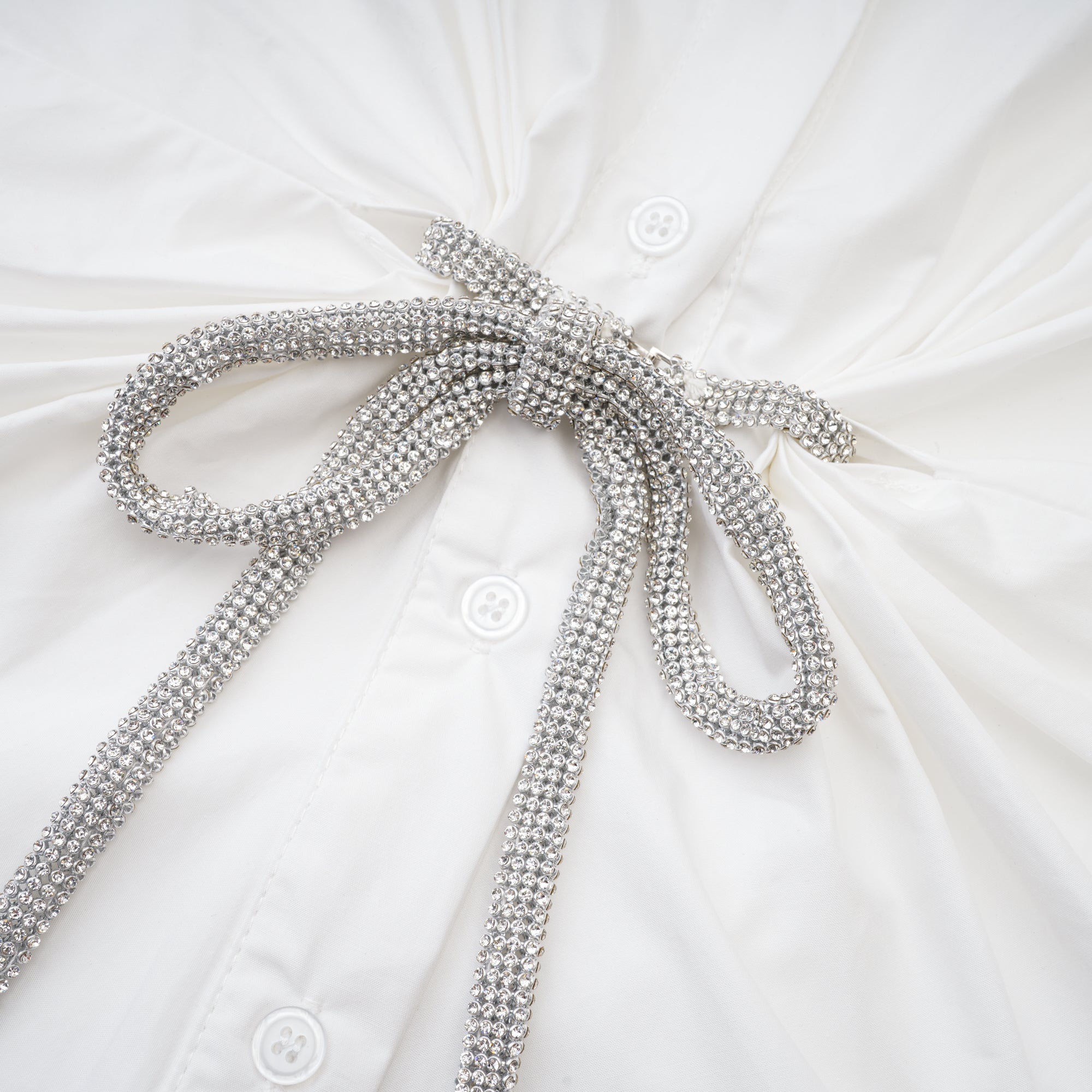 Μίνι Φόρεμα Με Λιλά Κρυστάλλινες Λεπτομέρειες